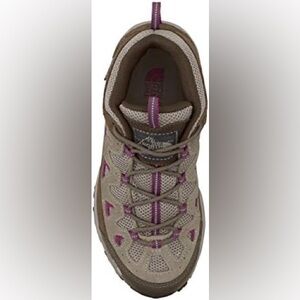 Kids The North Face Brown and Pink Boots